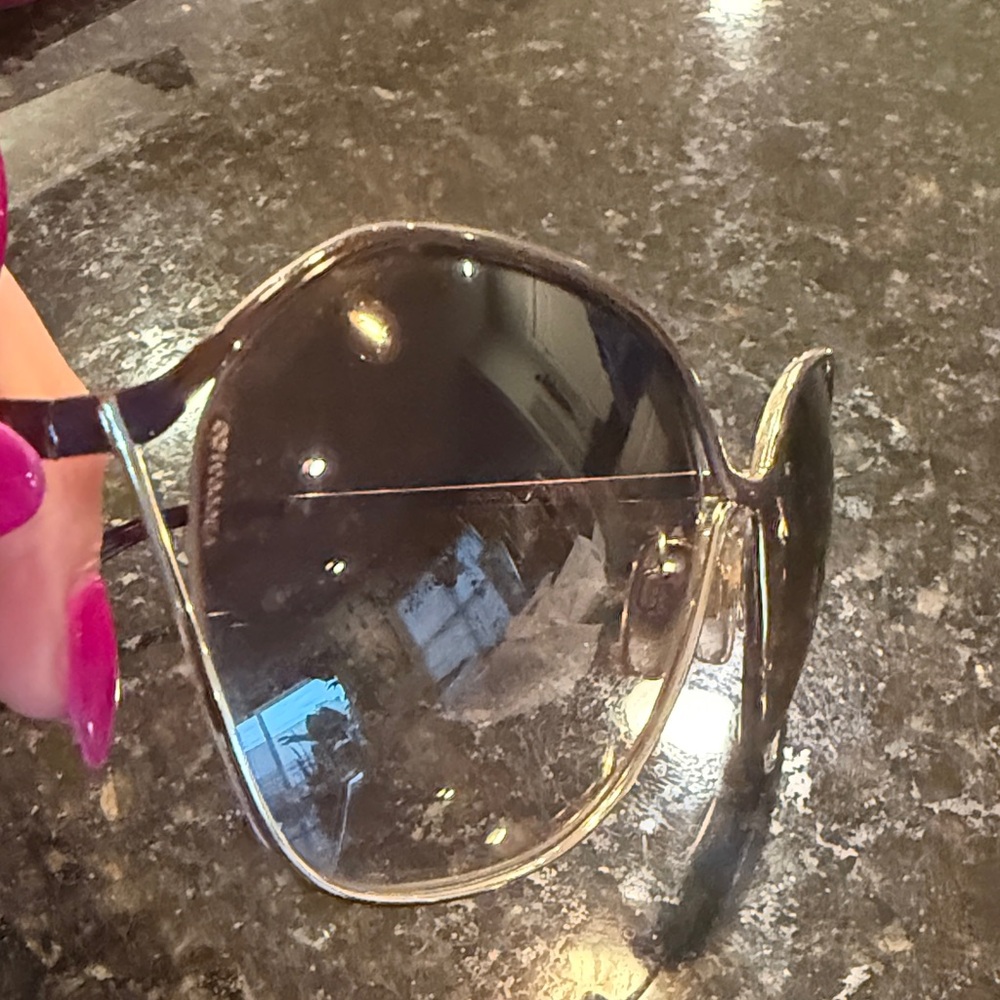 DOLCE & GABBANA Gold and Brown Sunglasses - Picture 8 of 9